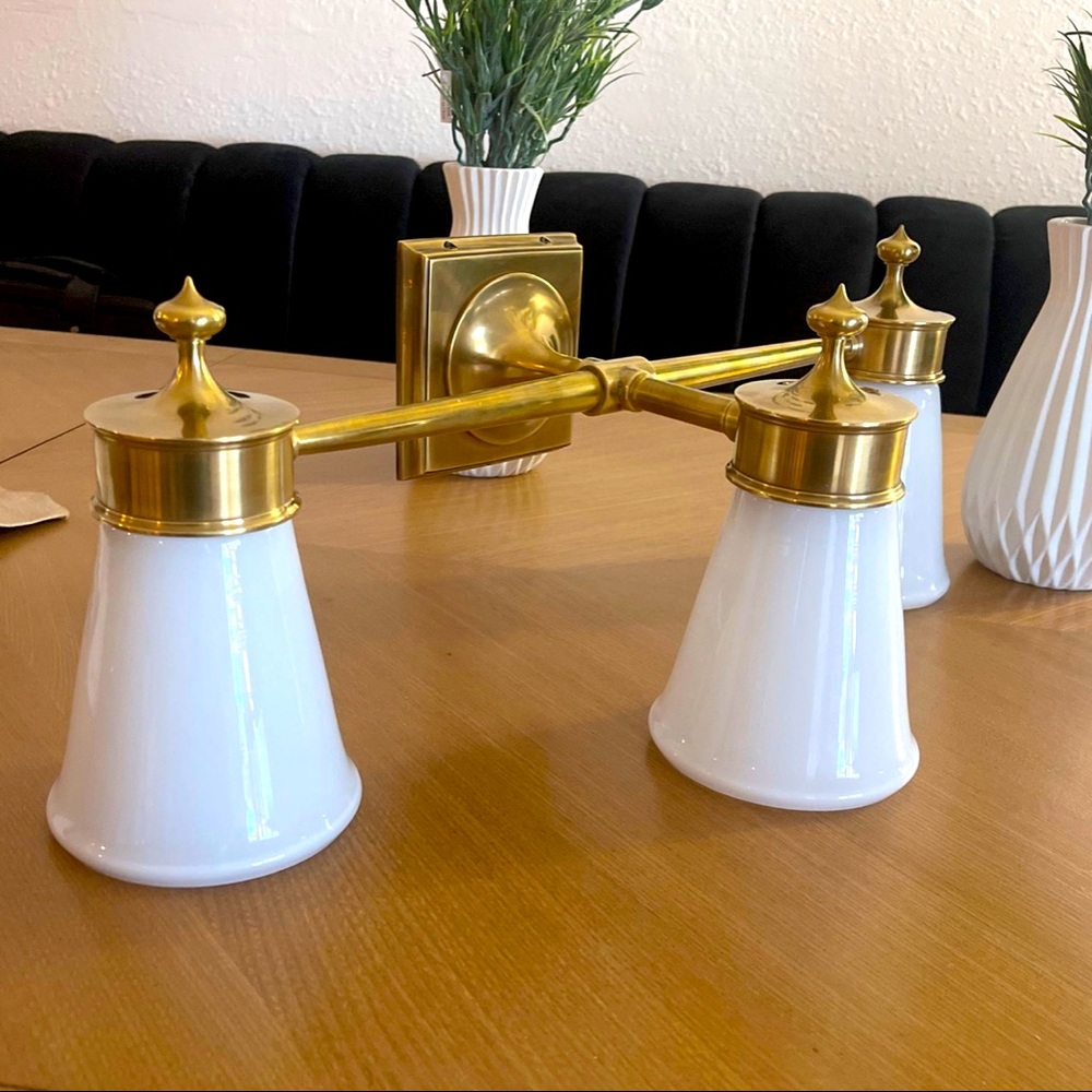 Brass Light Fixture by Visual Comfort